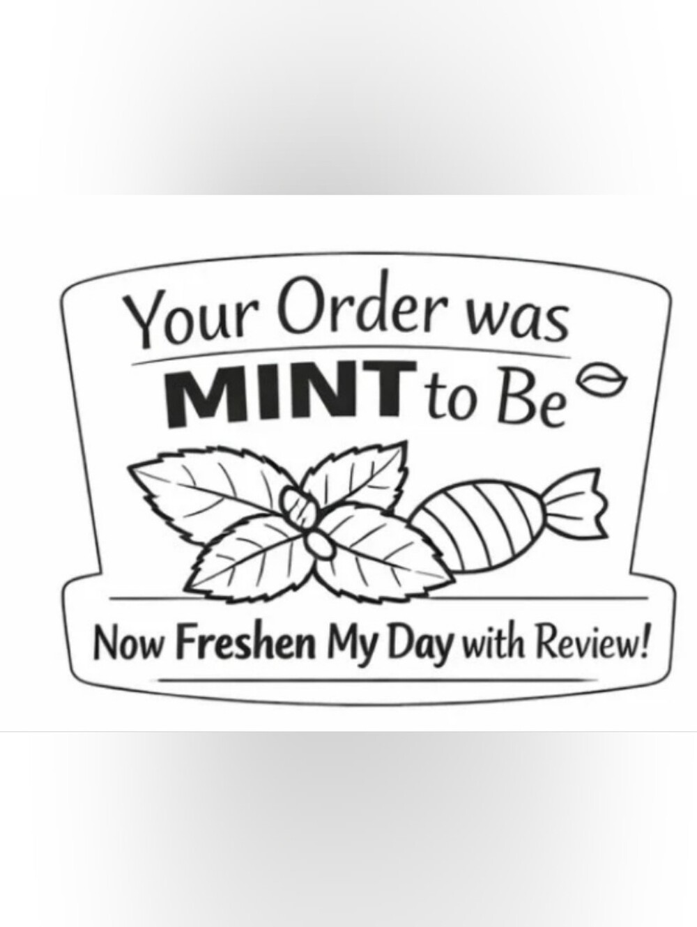 Mint To Be Sticker Label - 100 Ct